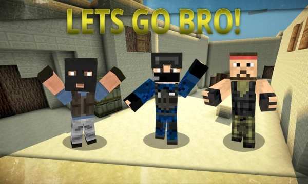 SKINS Minecraft CS 1 تصوير الشاشة