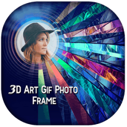 3D Art GIF Photo Frame Editor आइकन