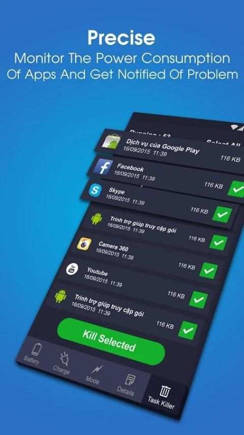 Battery Saver - Battery Doctor 1 تصوير الشاشة