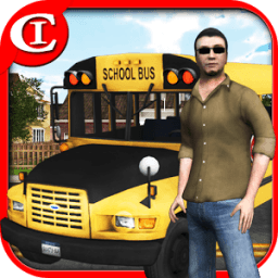 Crazy School Bus Driver 3D иконка