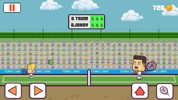 Tennis Legend Y8 Stick Trump screenshot 1