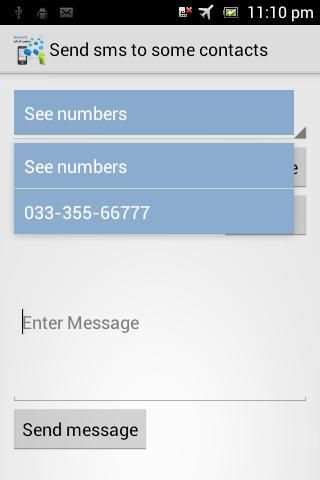 Send sms to all contacts apk screenshot 2