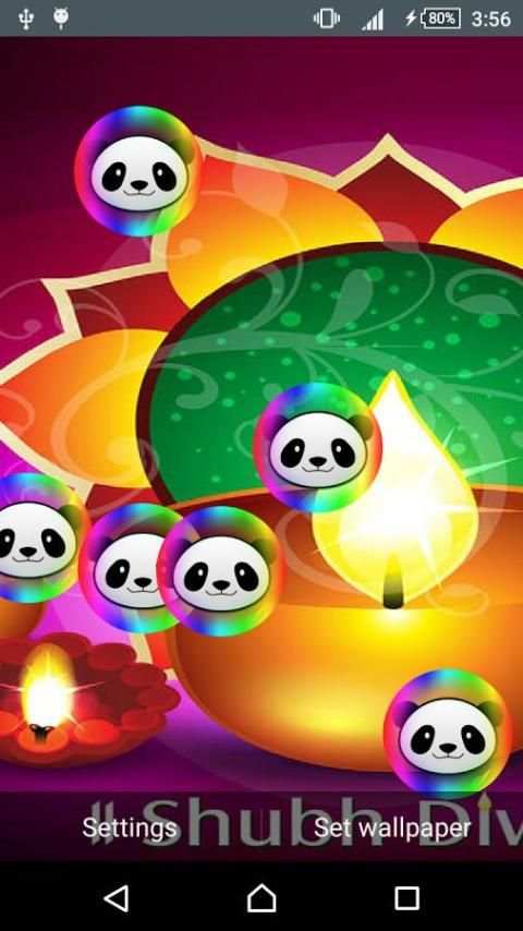 Diwali Bubble Live Wallpaper 2 تصوير الشاشة