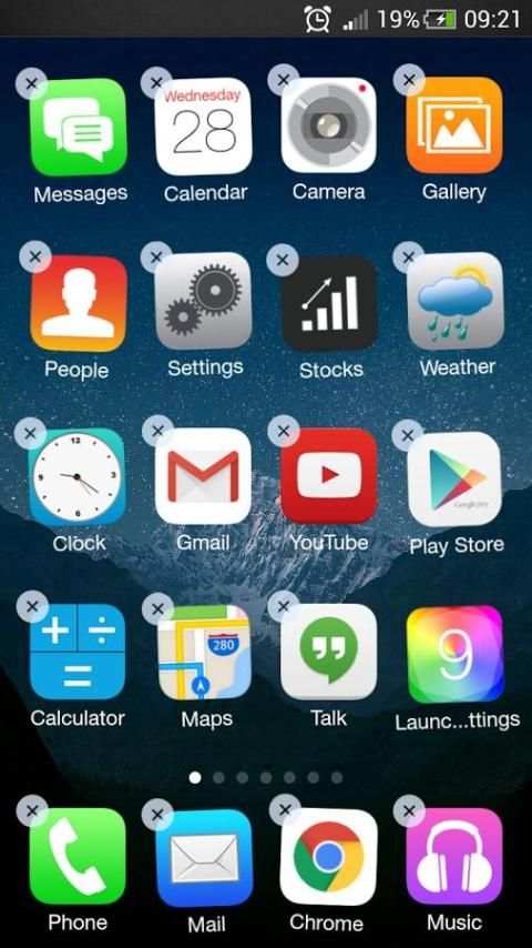 i Launcher Pretty OS screenshot 1