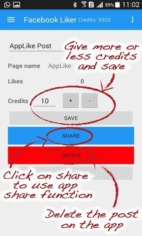 Liker for Facebook 2 تصوير الشاشة