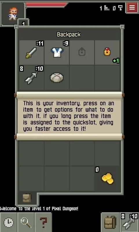Your Pixel Dungeon 4 تصوير الشاشة