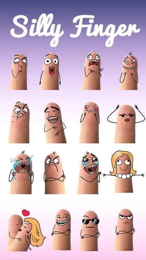 Keyboard Sticker Silly Finger स्क्रीनशॉट 4