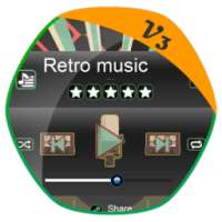 Retro music PlayerPro Skin