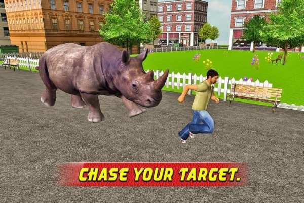 Angry Rhino Revenge Simulator screenshot 6