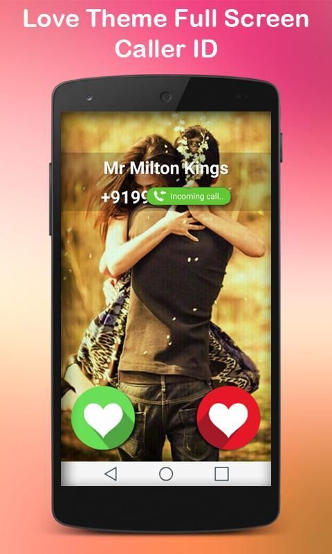 Photo Caller ID Love Theme скриншот 6