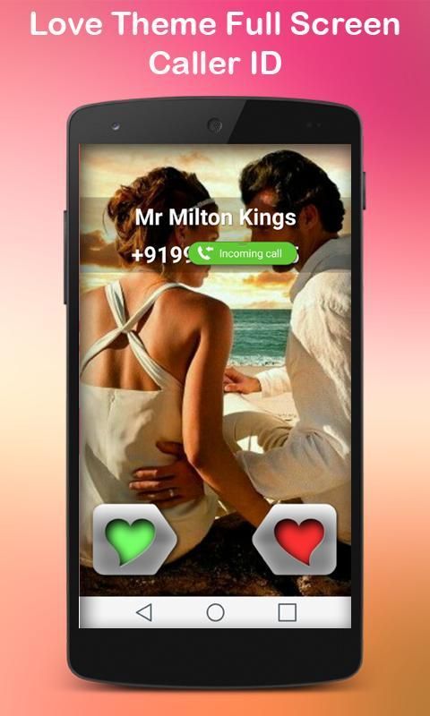Photo Caller ID Love Theme скриншот 7