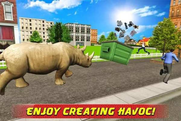 Angry Rhino Revenge Simulator screenshot 4