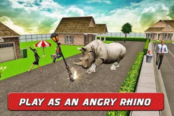 Angry Rhino Revenge Simulator screenshot 15