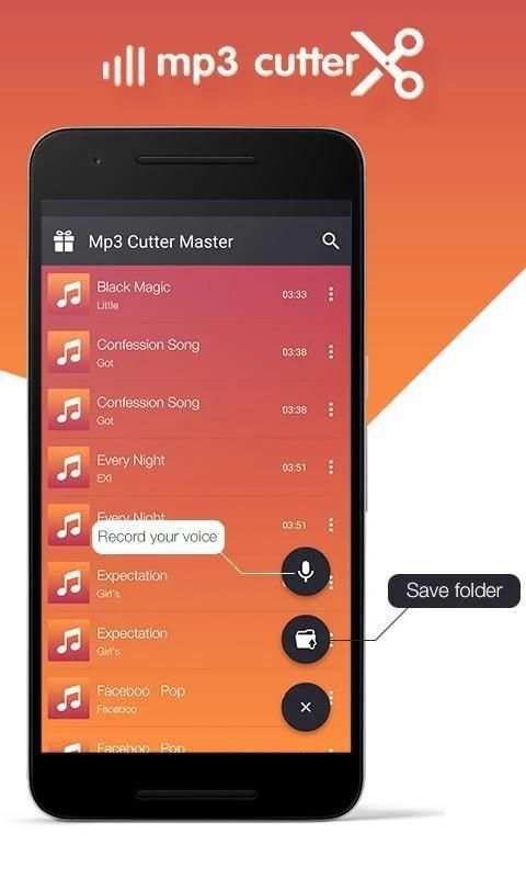 MP3 Music Cutter Into Ringtone screenshot 3