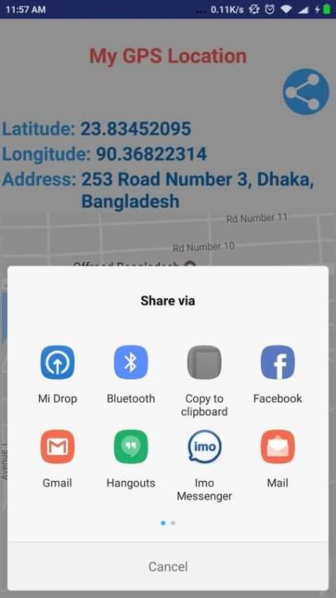My Location screenshot 1