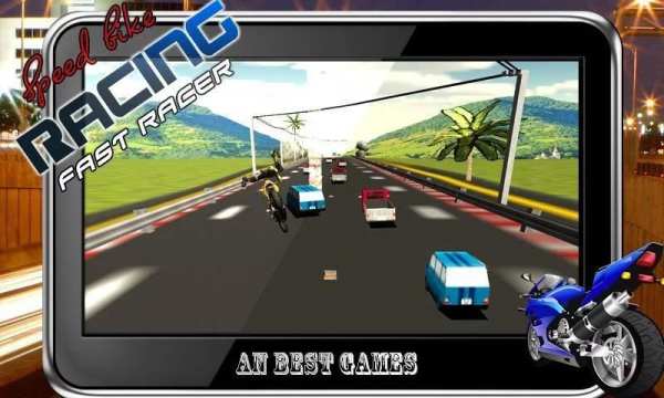 Speed Bike Racing: Fast Racer 1 تصوير الشاشة
