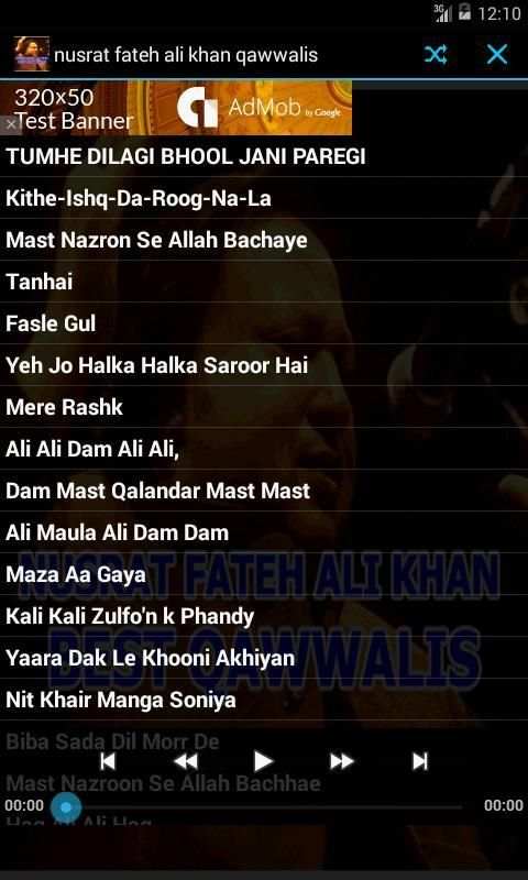 Nusrat Mp3 Qawwalis screenshot 1
