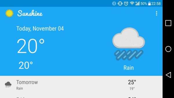 Sunshine Weather screenshot 4