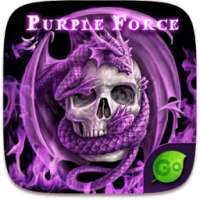 Purple Force GO Keyboard Theme