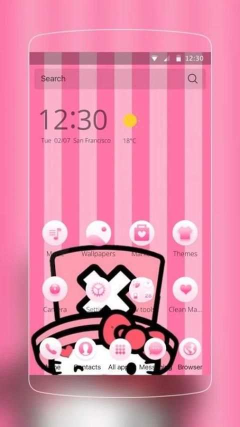 Pink Hat Theme screenshot 4