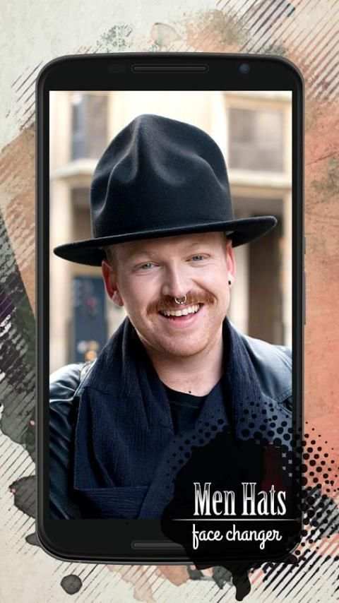 Face Changer for Men: Hats screenshot 4