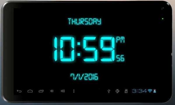 Digital Clock Live Wallpaper screenshot 2