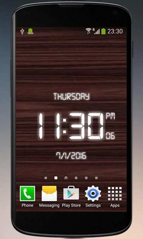 Digital Clock Live Wallpaper screenshot 3