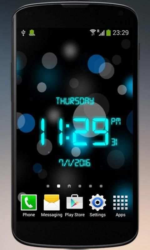 Digital Clock Live Wallpaper screenshot 4
