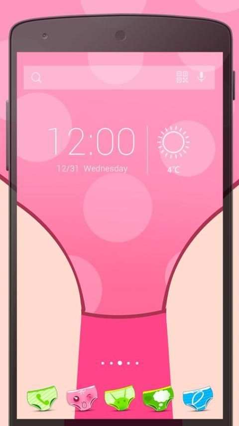 Pink Panties-Solo Theme screenshot 1