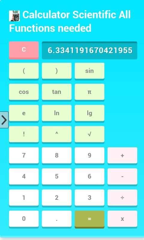 Scientific Calculator скриншот 2