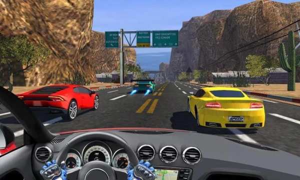 Driving in fast car स्क्रीनशॉट 1