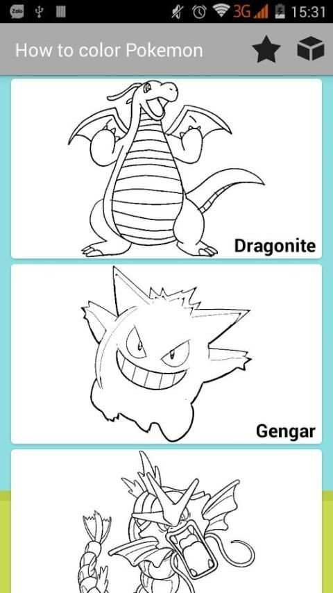 How to color a Pokemon screenshot 1
