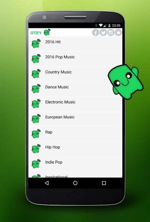 Otify Music 2 تصوير الشاشة
