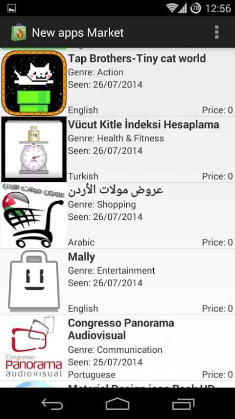 New apps Market screenshot 2
