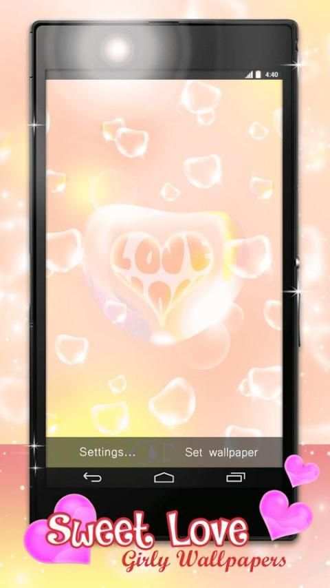 Sweet Love Girly Wallpapers screenshot 4