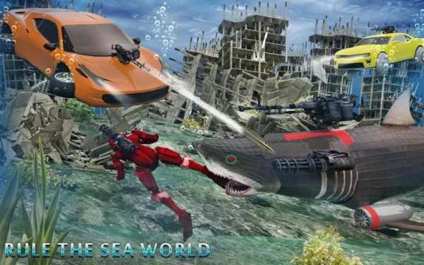 Underwater Robot Car Transform screenshot 7