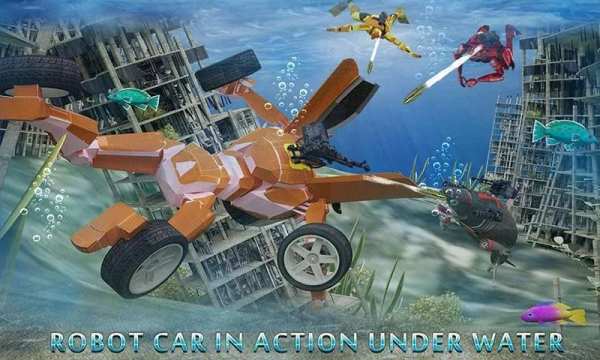 Underwater Robot Car Transform screenshot 14