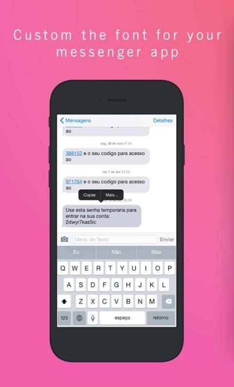 iMessenger: SMS OS9 screenshot 3
