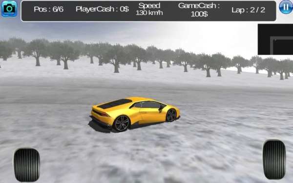 Snow Car Racing скриншот 4