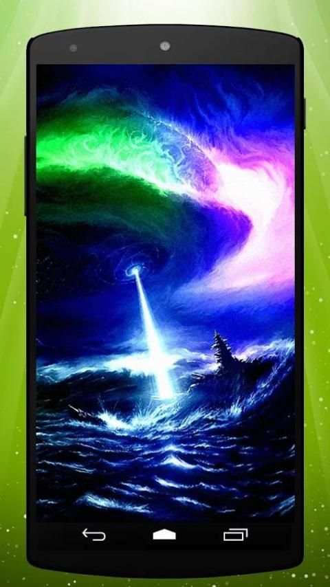 UFO Laser Live Wallpaper screenshot 2