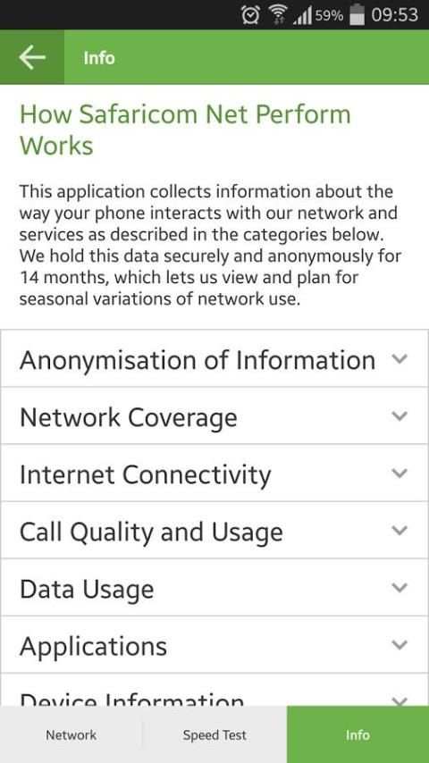 Safaricom NetPerform скриншот 1