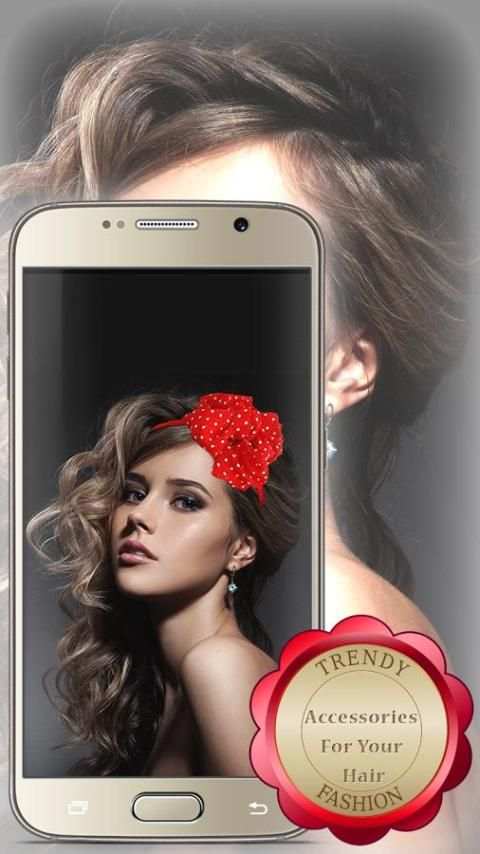 Aksesoris Rambut Editor Foto screenshot 1