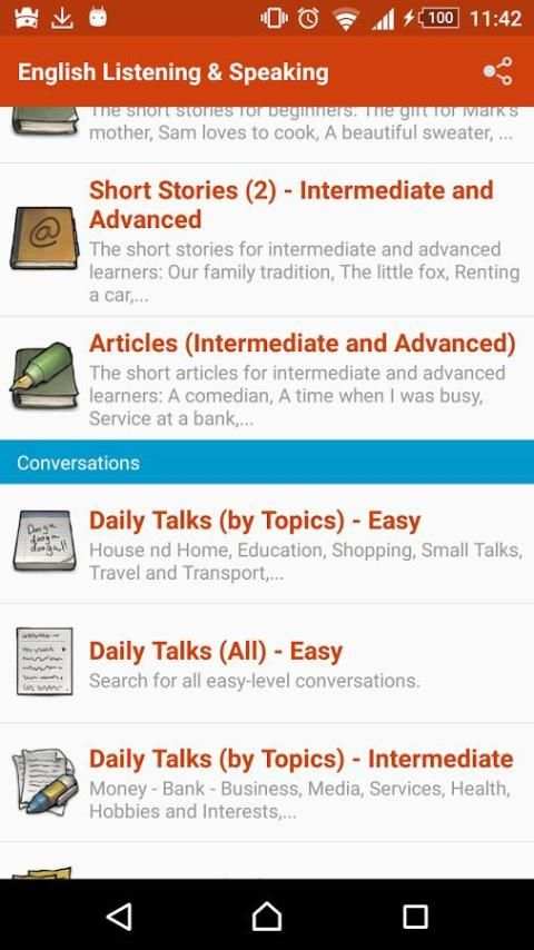 الاستماع الإنجليزية والتحدث 7 تصوير الشاشة