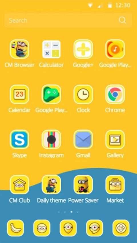 Mini friends theme 2 تصوير الشاشة
