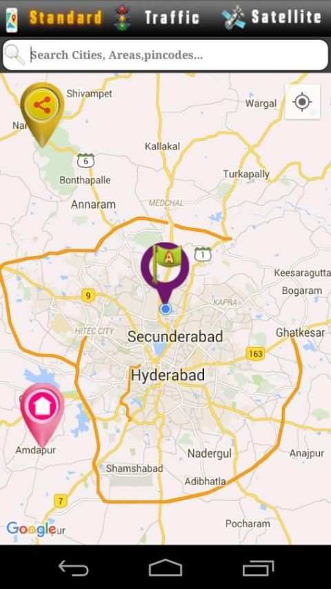 Driving Route Finder स्क्रीनशॉट 4