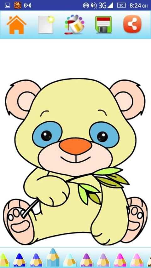 Coloring Book For Kids 6 تصوير الشاشة