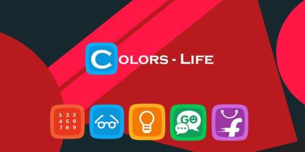Colors Life Icon Pack | Theme 7 تصوير الشاشة