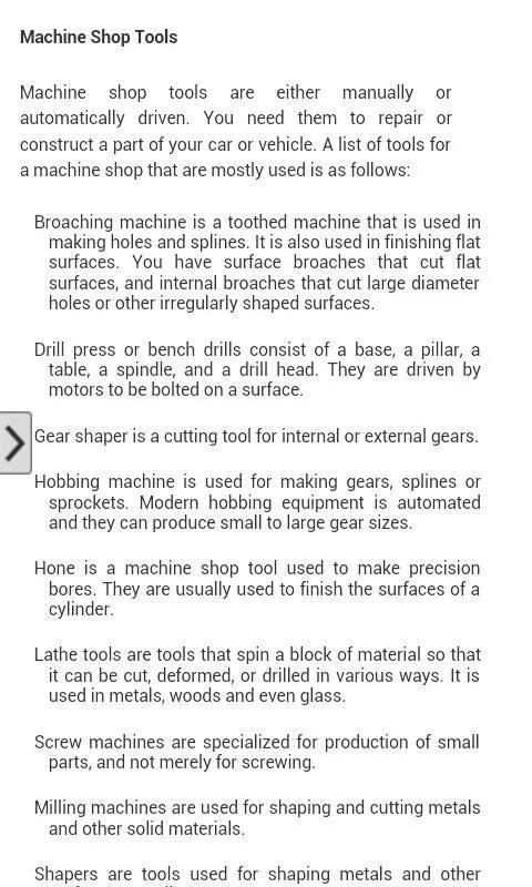 Machine Shop Tools скриншот 1