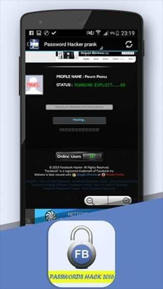 Hack Facebook Prank screenshot 3