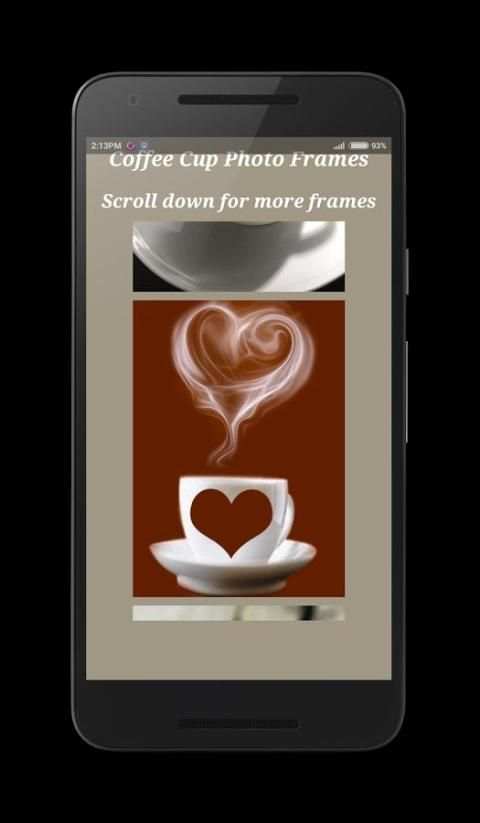 Coffee Cups Photo Frames screenshot 1